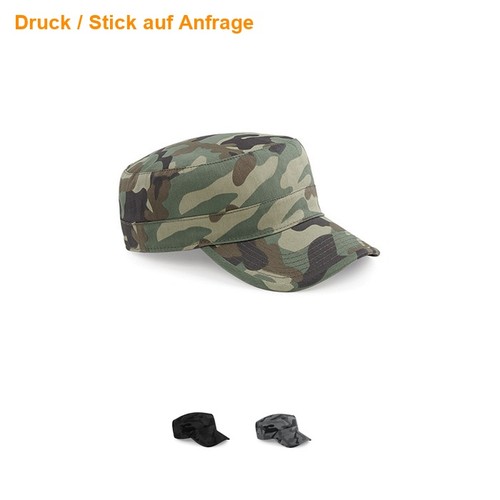 Beechfield camo army cap - camo, kuba