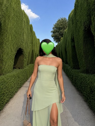 Damen abendkleid lang grün - lang,