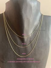 Goldkette 585 Schlangenkette 40 cm 14 kt