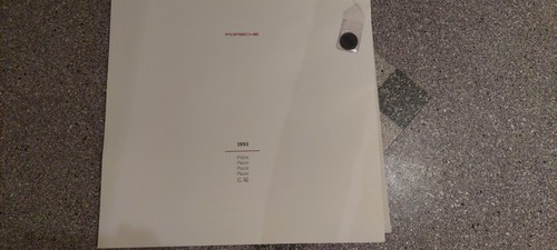 Porsche kalender 1993 - kalender,