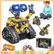 RC Roboter Spielzeug 3 in 1 Technik Baukasten für Kinder mit App Fernsteuerung