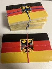 50 Bundeswappenflagge Aufkleber 10cmx6cm Deutschland Flagge Sticker Adler