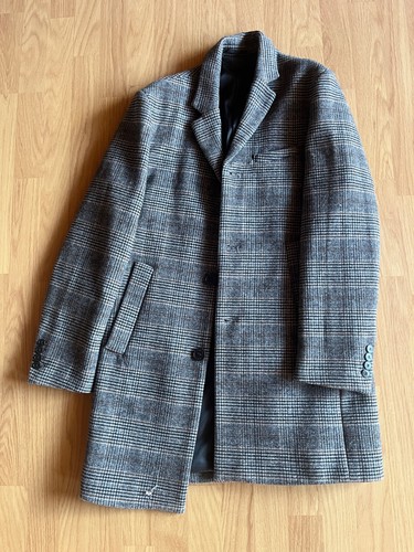 Eleganter wintermantel grau - wintermantel,
