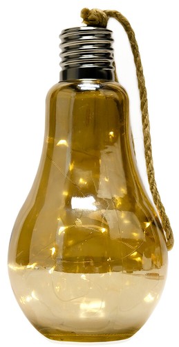 Glasbirne mit seil - mit,
