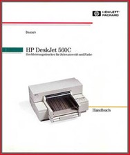 Hewlett Packard - Handbuch für Hochleistungsdrucker 560C - Original