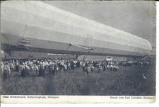 Zeppelin  Echterdingen Hofphotograph Hans Hildenbrand - Landung 5.8.1908