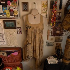 Vintage asymmetrical floral - vintage,