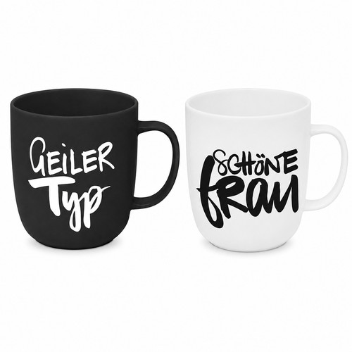 Becher 2er set geiler typ - becher,