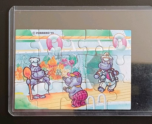 Puzzle happy hippo - puzzle-, "happy