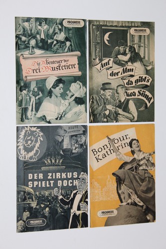Stück uralte filmprogramme - 4,