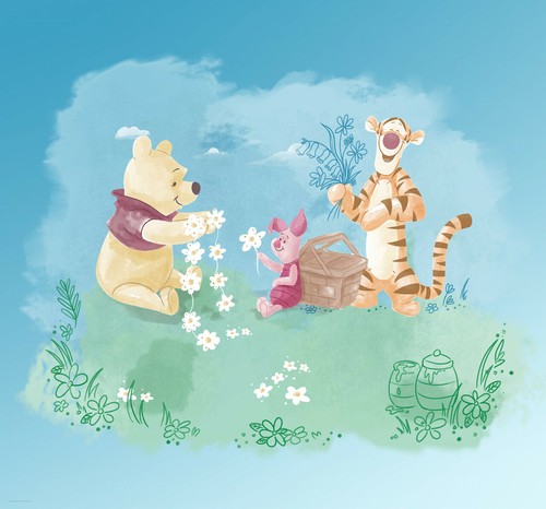 Digitaldrucktapete winnie - digitaldrucktapete, "winnie