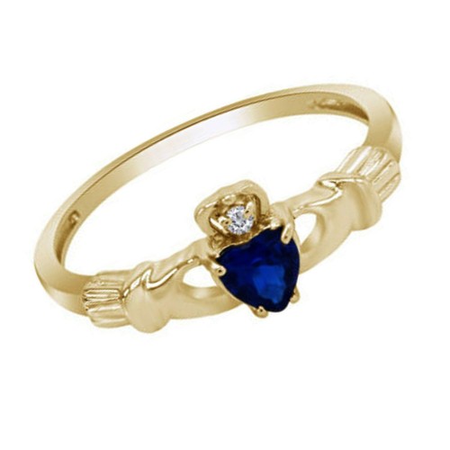 Simulierter saphir 14k - saphir,