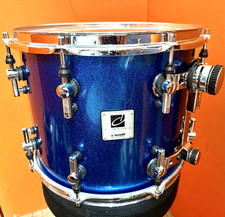 Rare BLUE SPARKLE Tom Sonor Designer Modell 14x12  Maple Light