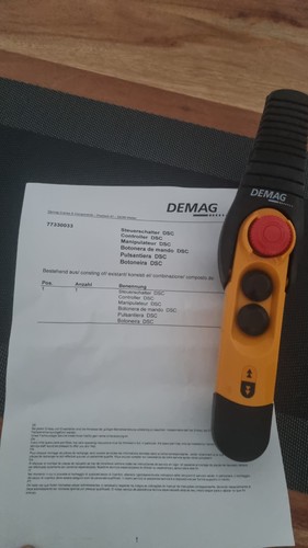 Demag steuerschalter dsc - demag, mit