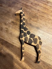 giraffe holz afrika