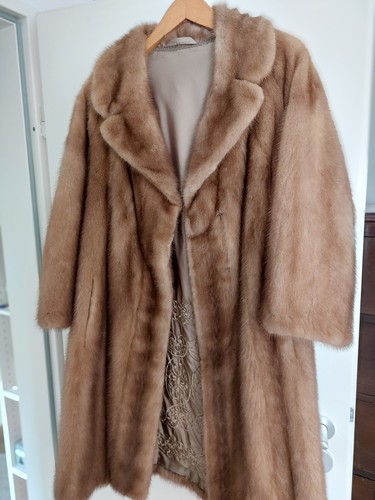 Pelzmantel fuchs echtpelz - pelzmantel,