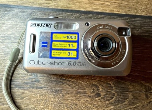 Sony cyber shot dsc - cyber-shot, 6,0mp