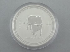 Lunar 2009 Year of the Ox - 1 OZ Silber 999  ║ M284