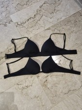 Bikini Oberteile Push UP 75A Schwarz H&M-Gr.36-Neu