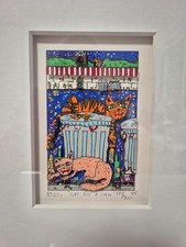 James Rizzi „CAT ON A CAN“ - handsigniert & nummeriert aus 1988
