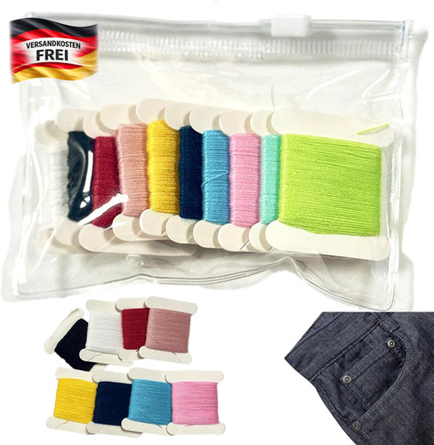 Stickgarn set farben 20m - stickgarn,