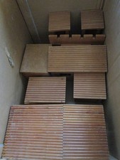 Fort Stronghold - aus Holz - 70er Jahre - 15 Teile