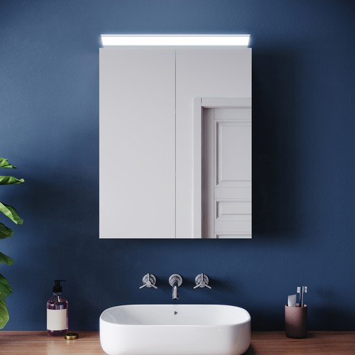 Edelstah spiegelschrank bad - edelstah,