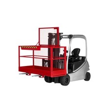 Arbeitsbühne für Stapler Arbeitskorb Montagebühne Staplerkorb 300kg, extra breit