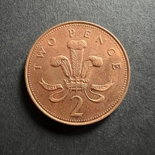 2 New Pence 1997 Großbritannien Elizabeth II. KM# 936a