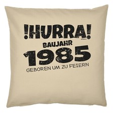 Deko Kissen Jahrgang 1985 - 40 Geburtstag Kissen - 40 Mama Papa Sohn Tochter