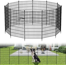 NAIZEA Gartenzaun Steckzaun