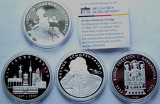 4 x Sonder Gedenkprägungen in