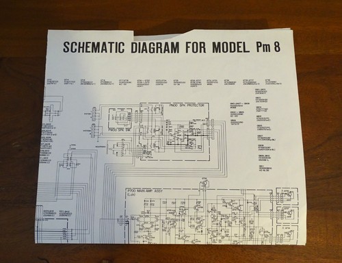 Marantz schematic diagram - pm-8,