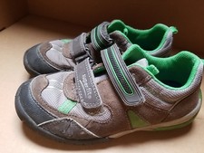 Superfit Kinder Leder herbst halb Schuhe Jungen grau Braun grün Gr 33