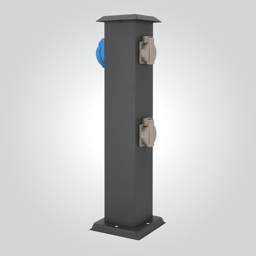 Steckdosensäule cyril 50cm - steckdosensäule,