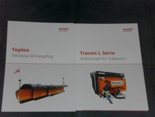 BUCHER Tracon Solestreuer für Traktoren, Schneepflug  Prospekte 2023,2021 (25264