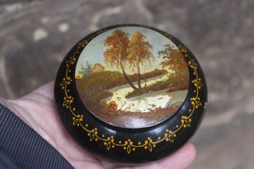 Kleine russische lackdose - 🍀kleine,