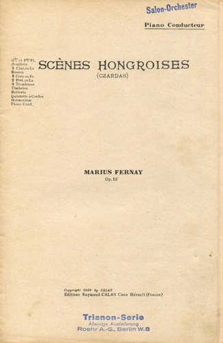 Scènes hongroises czardas - scènes,