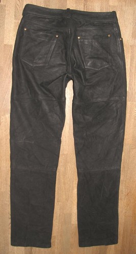 Herren nubuk lederjeans - nubuk-, /
