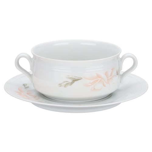 Suppentasse mit untere - suppentasse,
