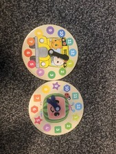 Cocomelon X 2 Holzuhr jJ Wheel On Bus Edition pädagogisch Kinder Holzspielzeug 