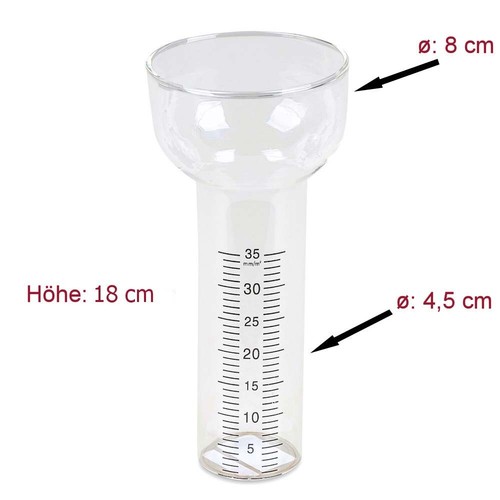 Regenmesser 5x18 cm - 4,5x18,