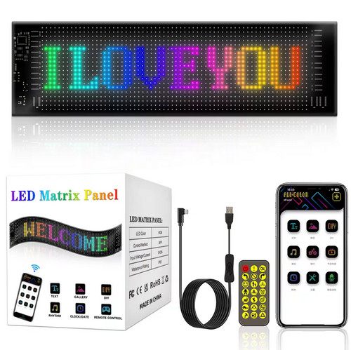 Led auto display laufschrift - display,