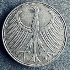 5 Mark 1956 F BRD Silberadler