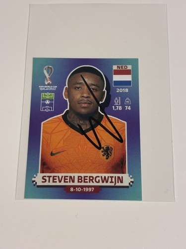 Steven bergwijn autogramm - steven,