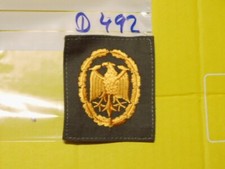 Bundeswehr Leistungsabzeichen gold auf oliv  1 Stück (d492)
