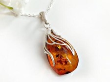 Bernstein Anhänger Silber 925