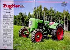 Schlepper Post 05/2013 Fendt F 40 U Allrad in einer seltenen Vorstellung auf 4 S