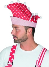 NARREN KAPPE rot/weiss