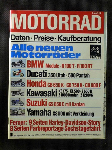 Motorrad september 1978 - motorrad, september/1978